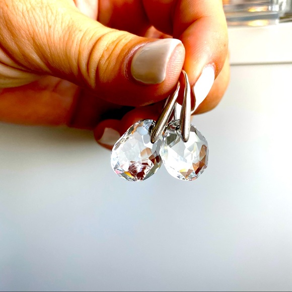 Swarovski Jewelry - Swarovski Crystal Clear pierced earrings